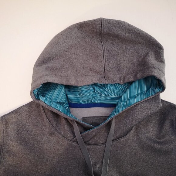 Under Armour Cold Gear Ladies Grey Size Small Fleece Lined Semi Fitted Hoodie - Picture 5 of 12